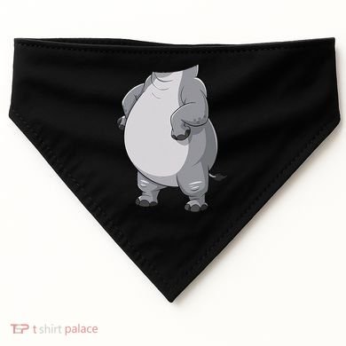 Hippo Hippopotamus Costume Gift USA-Made Doggie Bandana