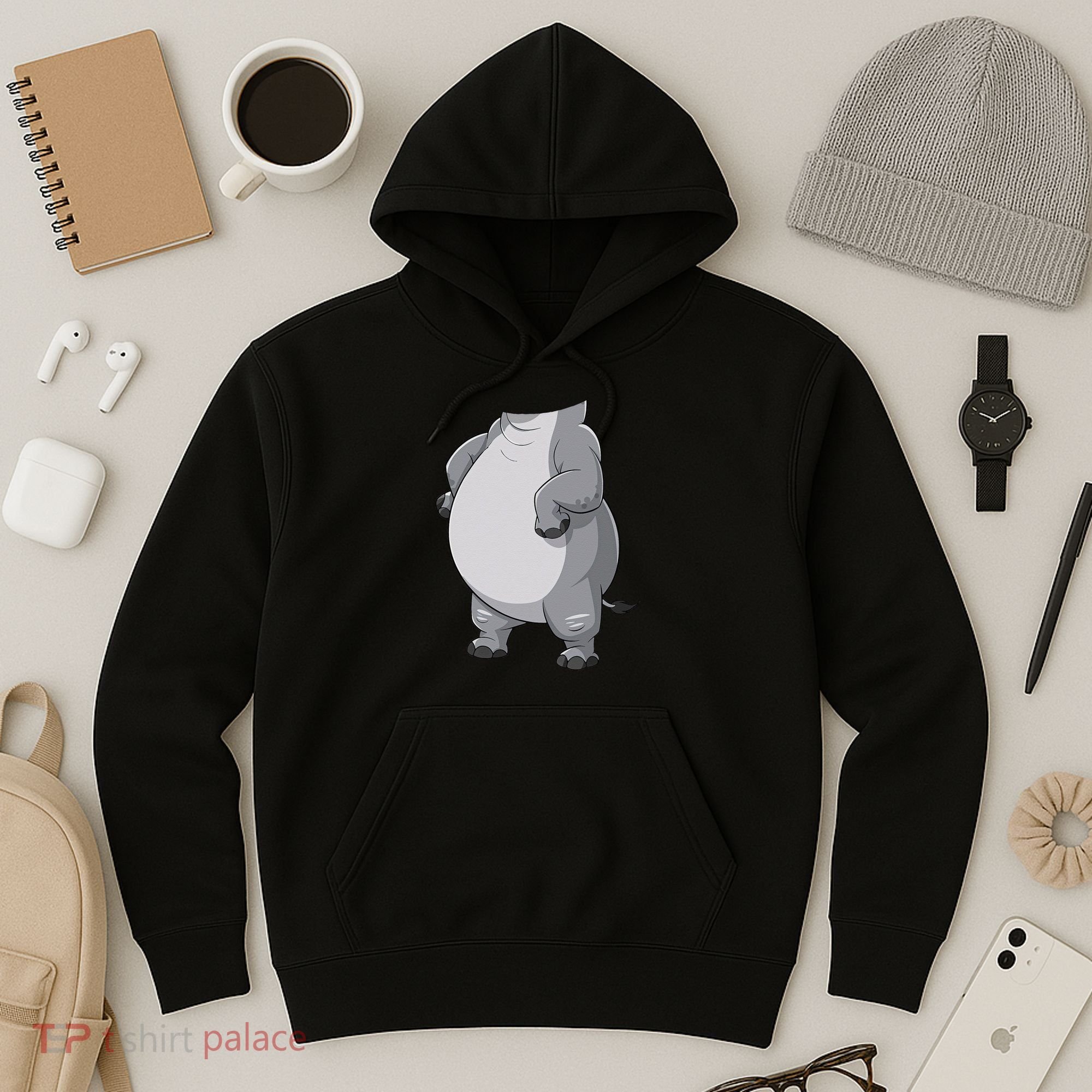 Hippo Hippopotamus Costume Gift Hoodie