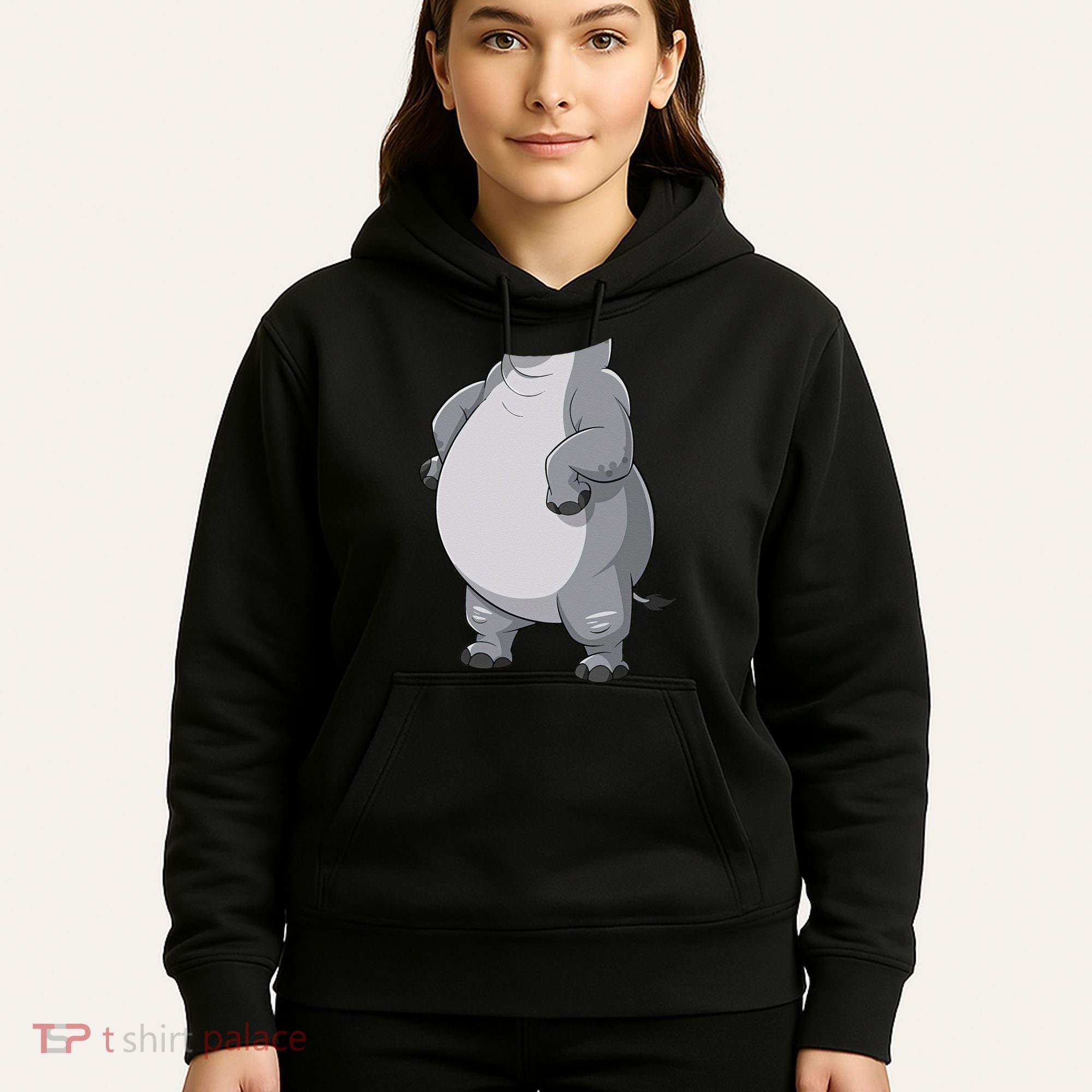 Hippo Hippopotamus Costume Gift Hoodie