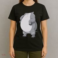 Hippo Hippopotamus Costume Gift T-Shirt thumb 4