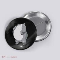 Hippo Hippopotamus Costume Gift Button thumb 0