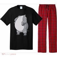 Hippo Hippopotamus Costume Gift Pajama Set thumb 0