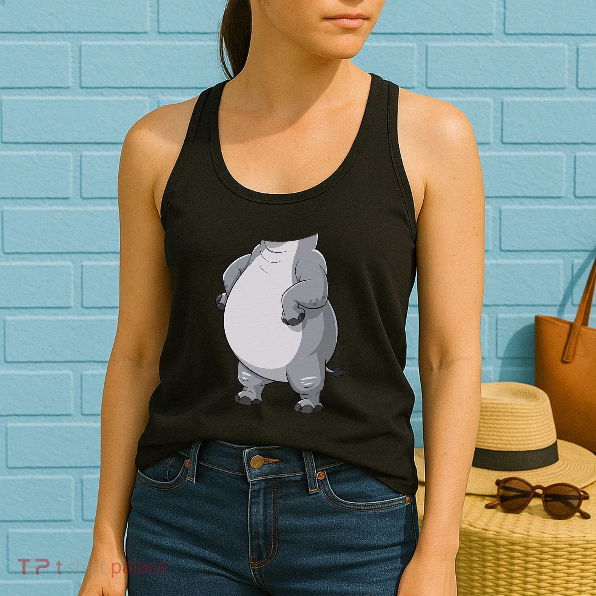 Hippo Hippopotamus Costume Gift Women's Tank Top