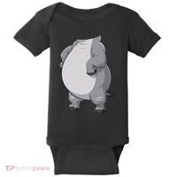 Hippo Hippopotamus Costume Gift Baby Bodysuit thumb 0