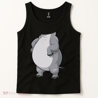 Hippo Hippopotamus Costume Gift Tank Top thumb 2