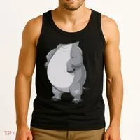 Hippo Hippopotamus Costume Gift Tank Top thumb 3