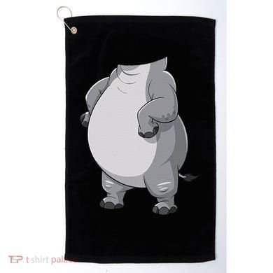 Hippo Hippopotamus Costume Gift Golf Towel