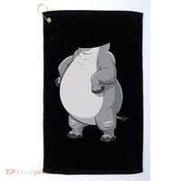 Hippo Hippopotamus Costume Gift Golf Towel thumb 0