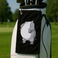 Hippo Hippopotamus Costume Gift Golf Towel thumb 2