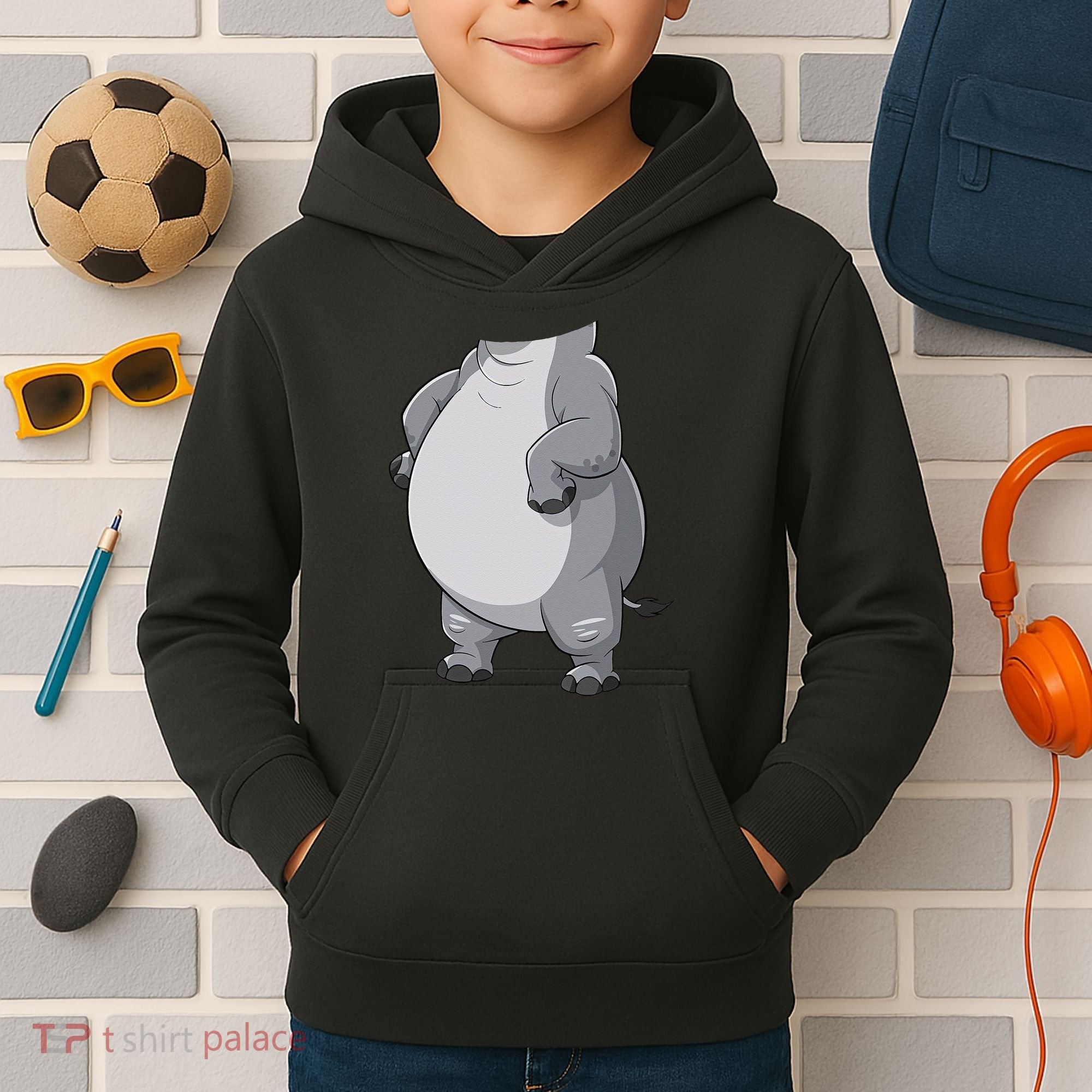 Hippo Hippopotamus Costume Gift Kids Hoodie