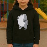 Hippo Hippopotamus Costume Gift Kids Hoodie thumb 3
