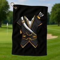 Huntsman Hunter Cool Lazy Easy Cosplay Halloween Costume Golf Towel thumb 1