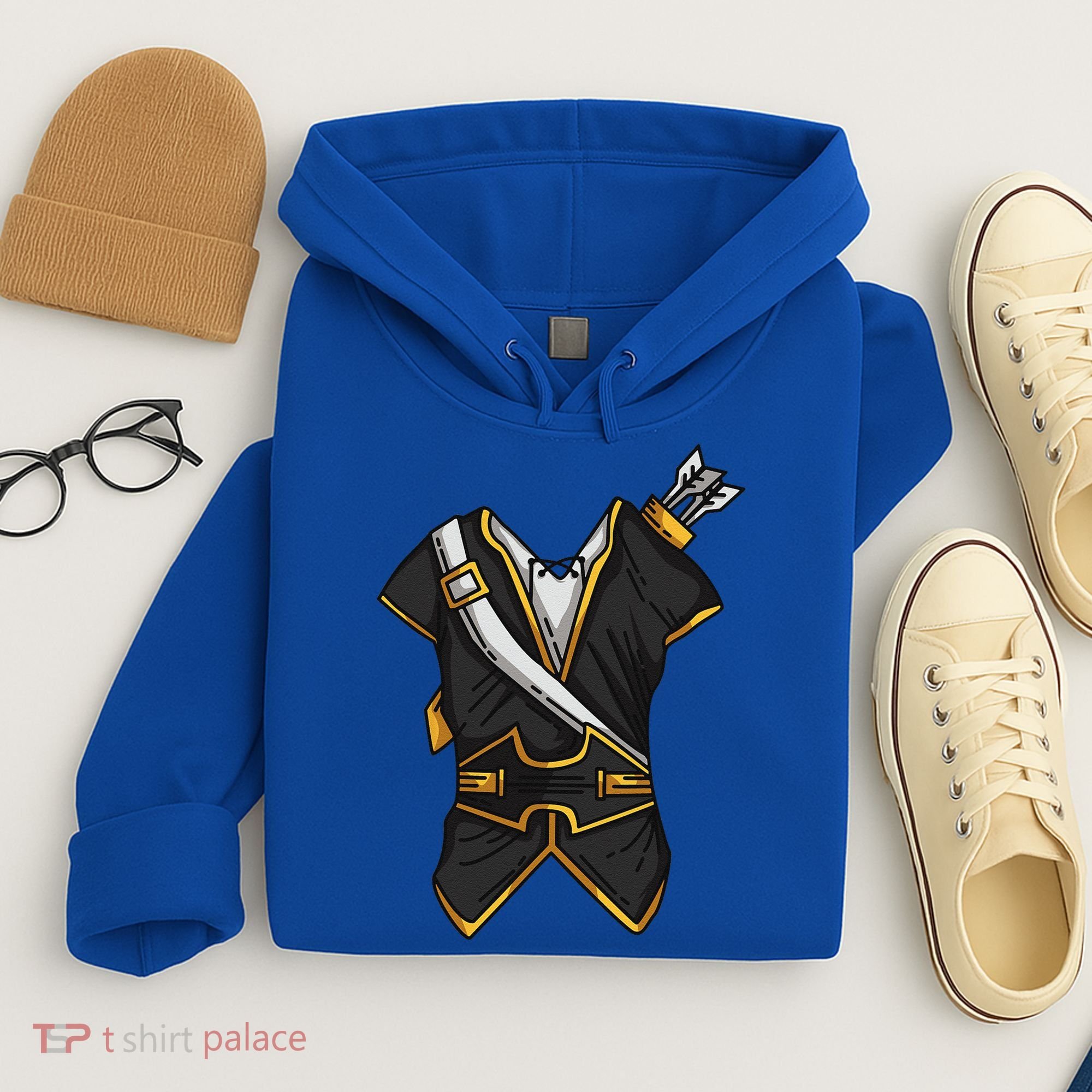 Huntsman Hunter Cool Lazy Easy Cosplay Halloween Costume Hoodie