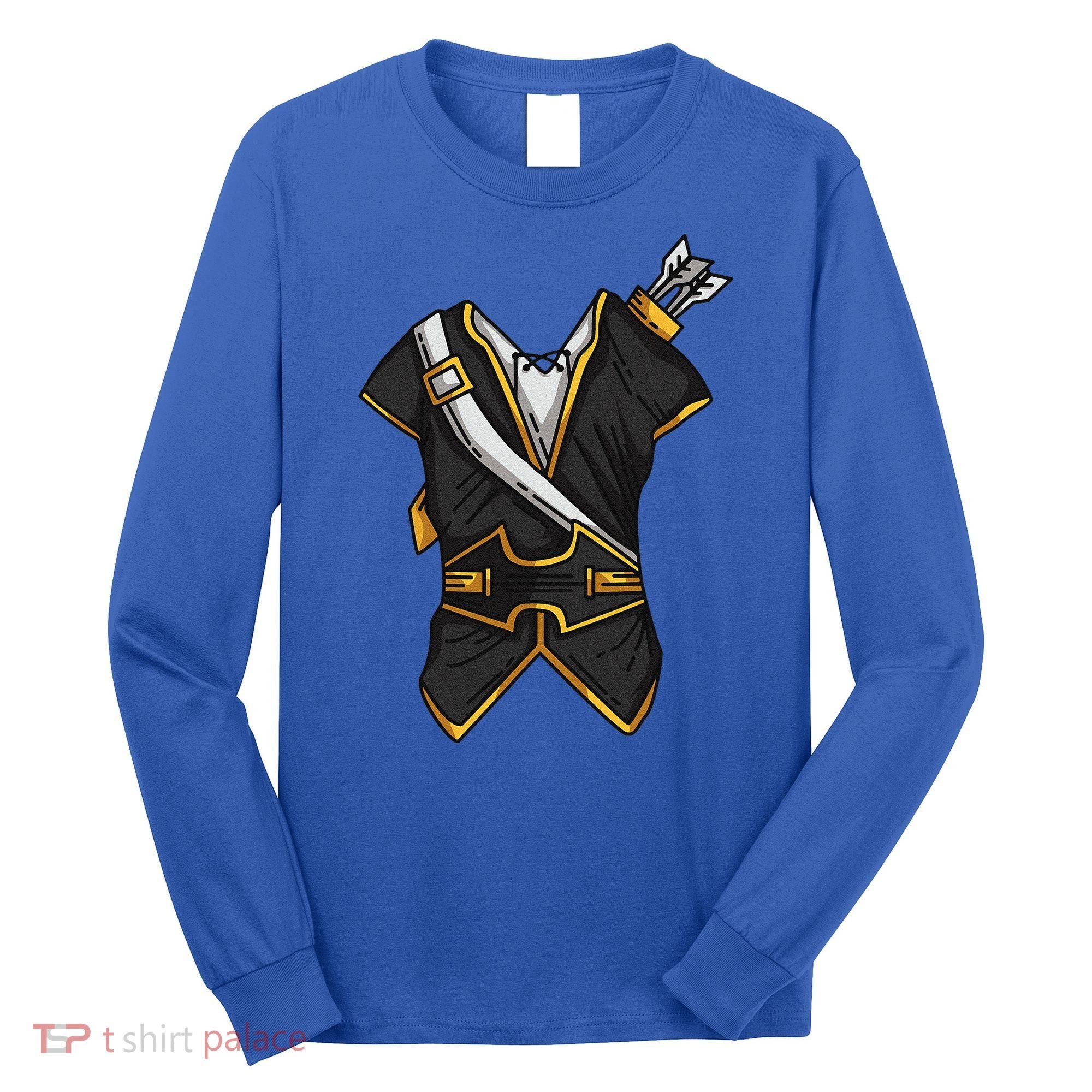 Huntsman Hunter Cool Lazy Easy Cosplay Halloween Costume Long Sleeve Shirt