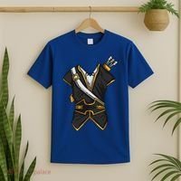 Huntsman Hunter Cool Lazy Easy Cosplay Halloween Costume T-Shirt thumb 2