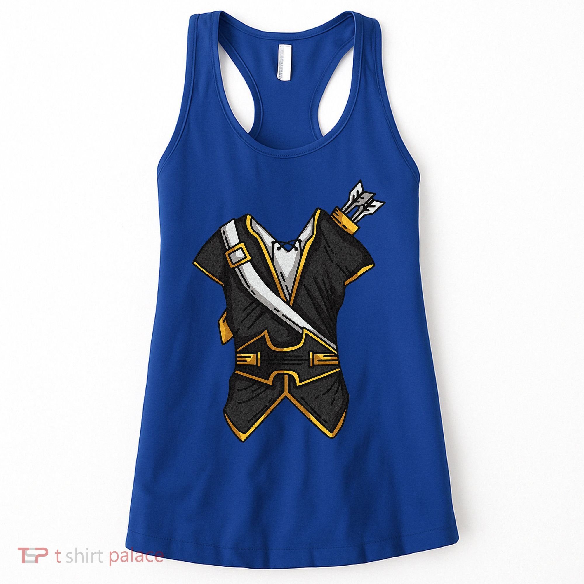 Huntsman Hunter Cool Lazy Easy Cosplay Halloween Costume Women's Tank Top