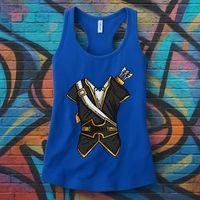 Huntsman Hunter Cool Lazy Easy Cosplay Halloween Costume Women's Tank Top thumb 3