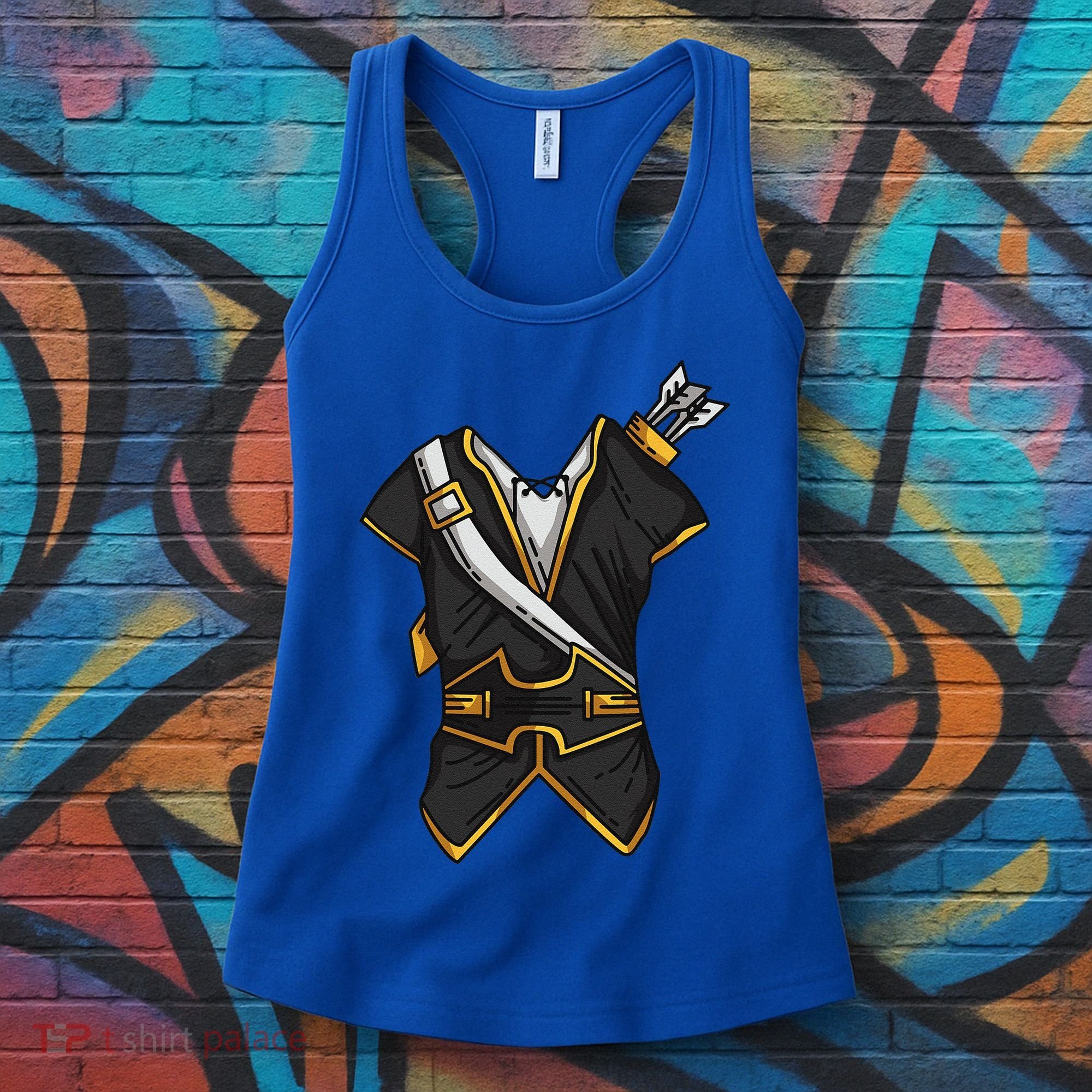 Huntsman Hunter Cool Lazy Easy Cosplay Halloween Costume Women's Tank Top