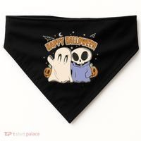 Happy Halloween Cute Monsters USA-Made Doggie Bandana thumb 0