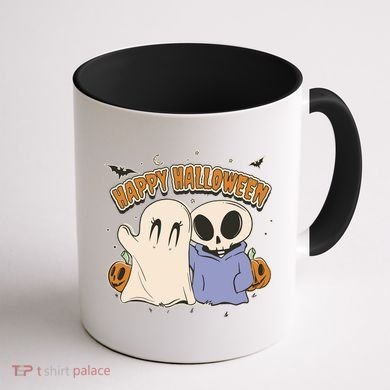 Happy Halloween Cute Monsters Coffee Mug back