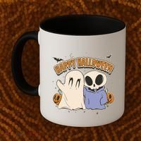 Happy Halloween Cute Monsters Coffee Mug thumb 2