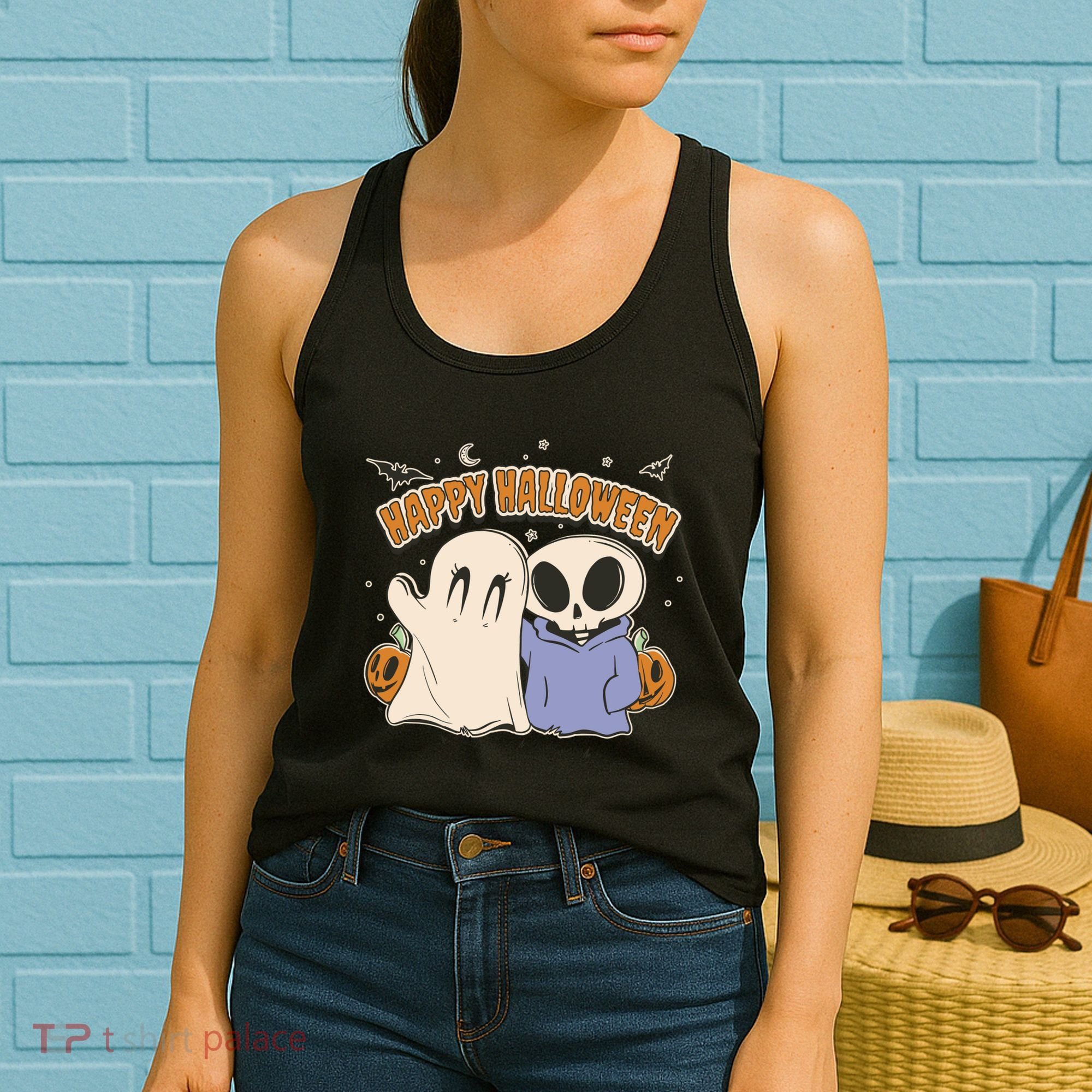 Happy Halloween Cute Monsters Women's Tank Top