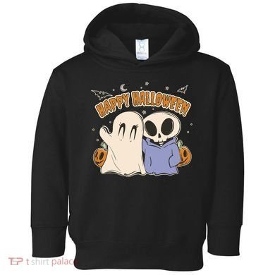 Happy Halloween Cute Monsters Toddler Hoodie