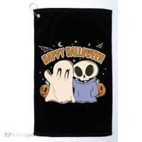 Happy Halloween Cute Monsters Golf Towel thumb 0