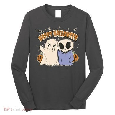 Happy Halloween Cute Monsters Long Sleeve Shirt