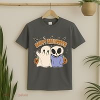 Happy Halloween Cute Monsters T-Shirt thumb 2