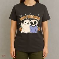 Happy Halloween Cute Monsters T-Shirt thumb 4