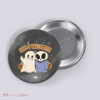 Happy Halloween Cute Monsters Button thumb 0