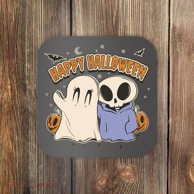 Happy Halloween Cute Monsters Coaster
