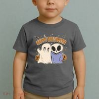 Happy Halloween Cute Monsters Toddler T-Shirt thumb 2