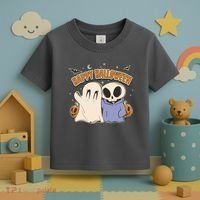Happy Halloween Cute Monsters Toddler T-Shirt thumb 3