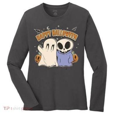 Happy Halloween Cute Monsters Women's Long Sleeve Shirt