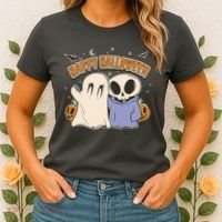 Happy Halloween Cute Monsters Women's T-Shirt thumb 2