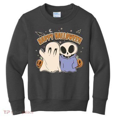 Happy Halloween Cute Monsters Kids Sweatshirt