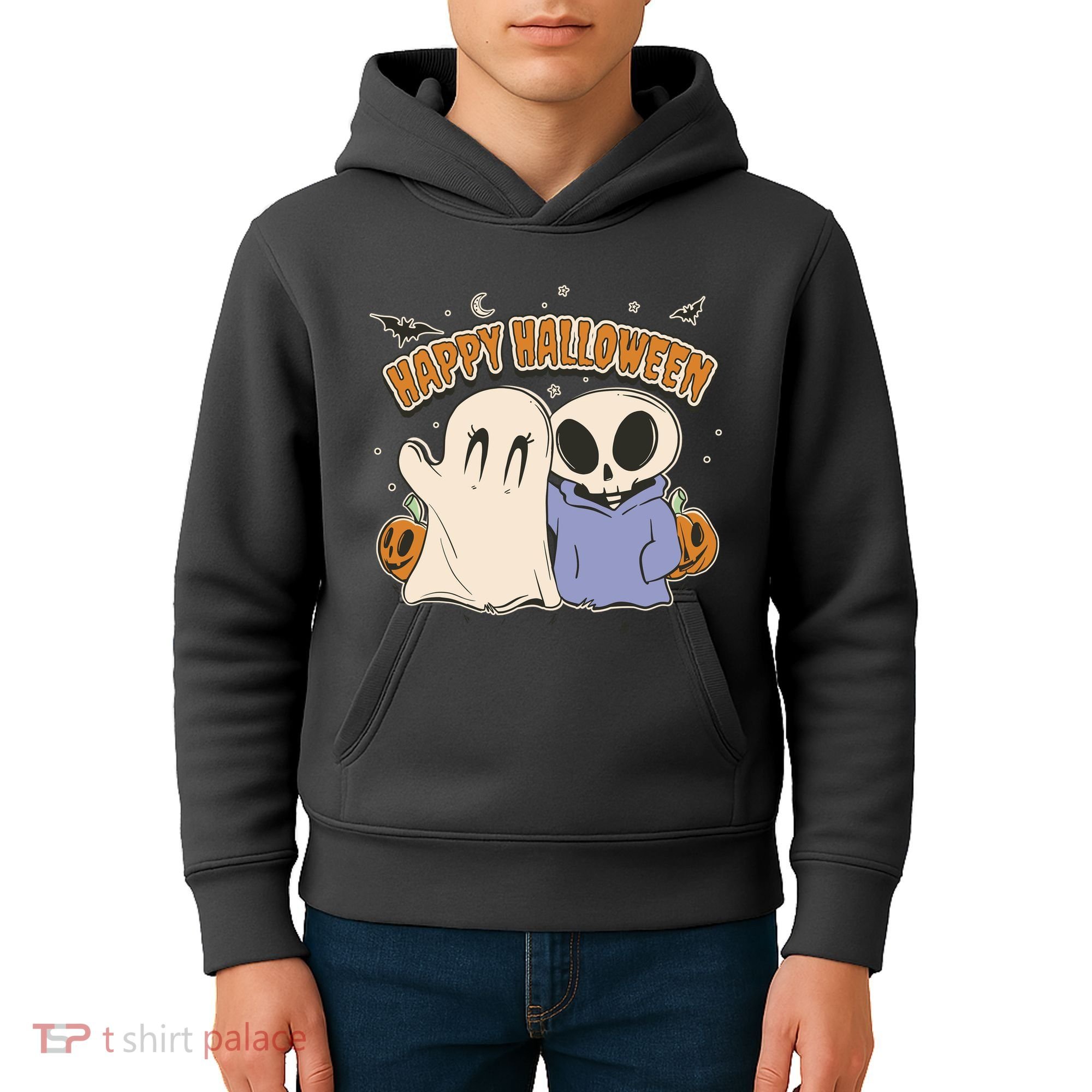 Happy Halloween Cute Monsters Kids Hoodie