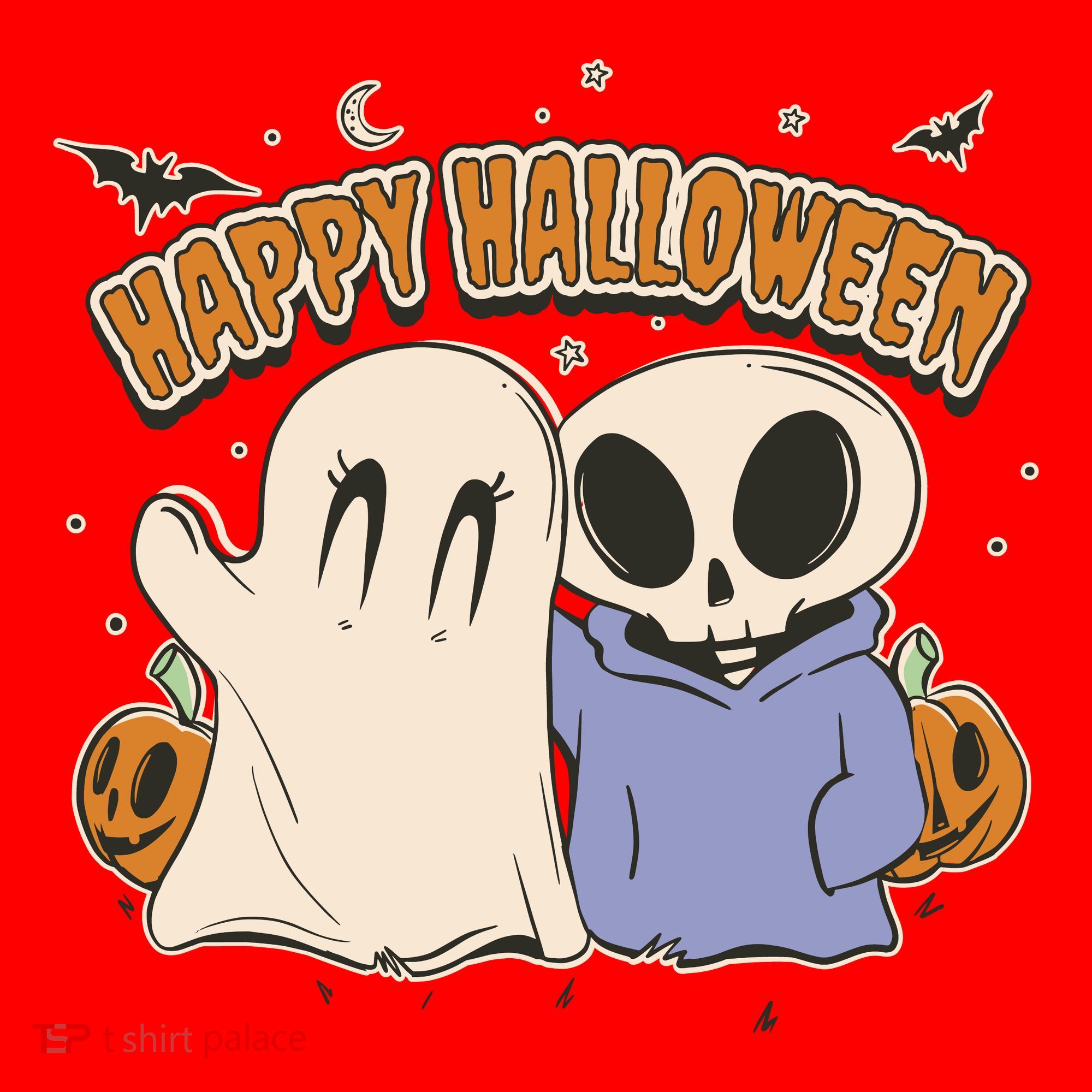 Happy Halloween Cute Monsters Santa Hat