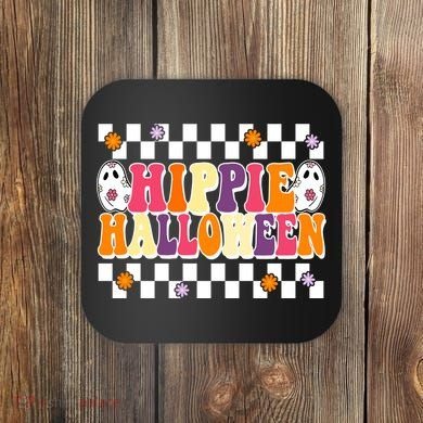 Hippie Halloween Cute Retro Coaster