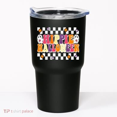 Hippie Halloween Cute Retro Tumbler
