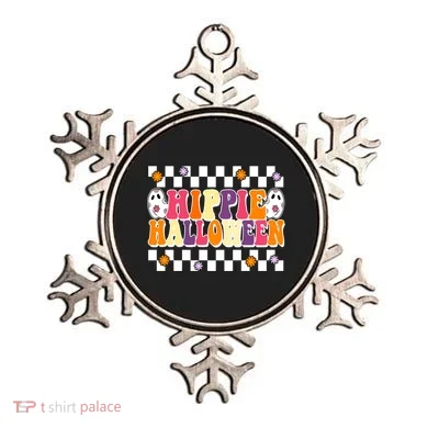 Hippie Halloween Cute Retro Ornament