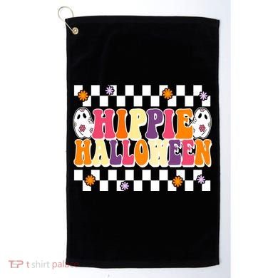 Hippie Halloween Cute Retro Golf Towel
