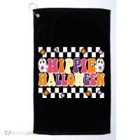 Hippie Halloween Cute Retro Golf Towel thumb 0