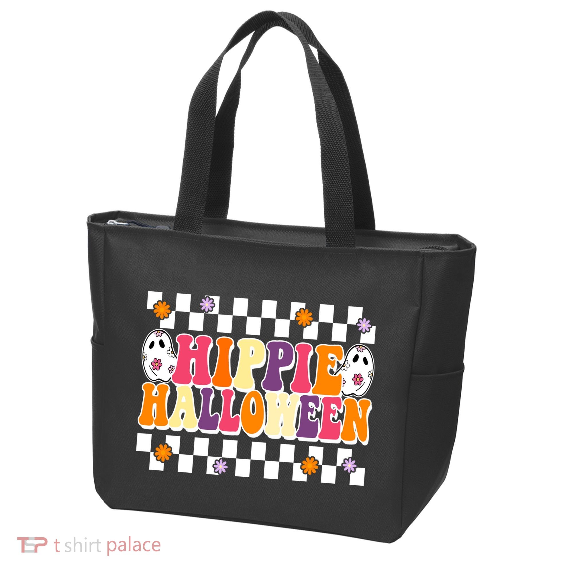 Hippie Halloween Cute Retro Tote Bag