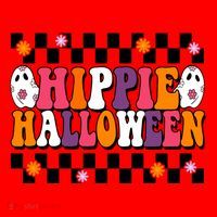 Hippie Halloween Cute Retro Santa Hat thumb 1