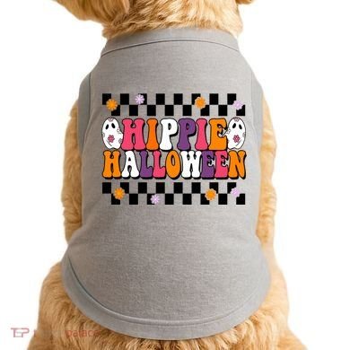 Hippie Halloween Cute Retro Doggie Tank