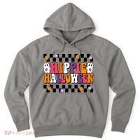 Hippie Halloween Cute Retro Hoodie thumb 0