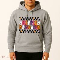 Hippie Halloween Cute Retro Hoodie thumb 2